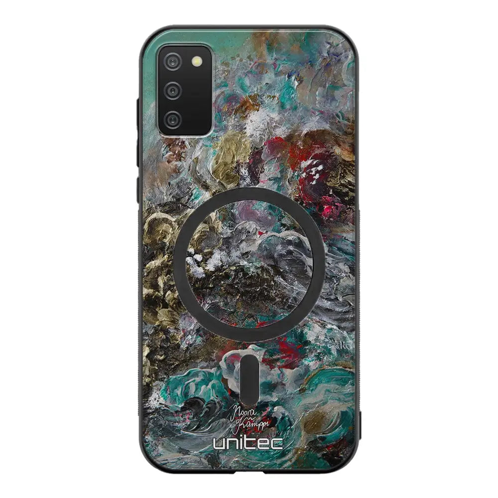 Samsung Galaxy A41 modern art suojakuoret - Heart Knows - Noora Kämppi