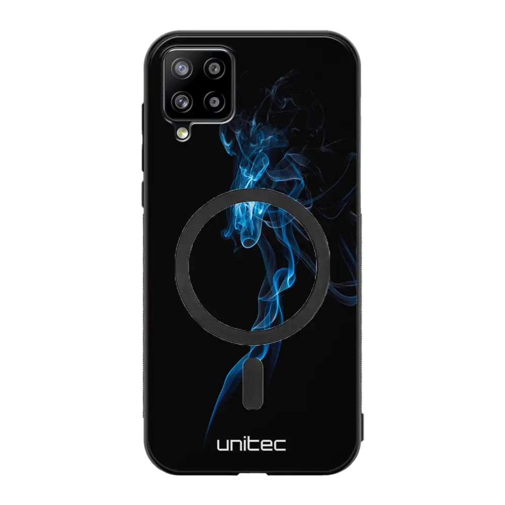 Samsung Galaxy A42 suojakuoret - Blue Smoke On Black