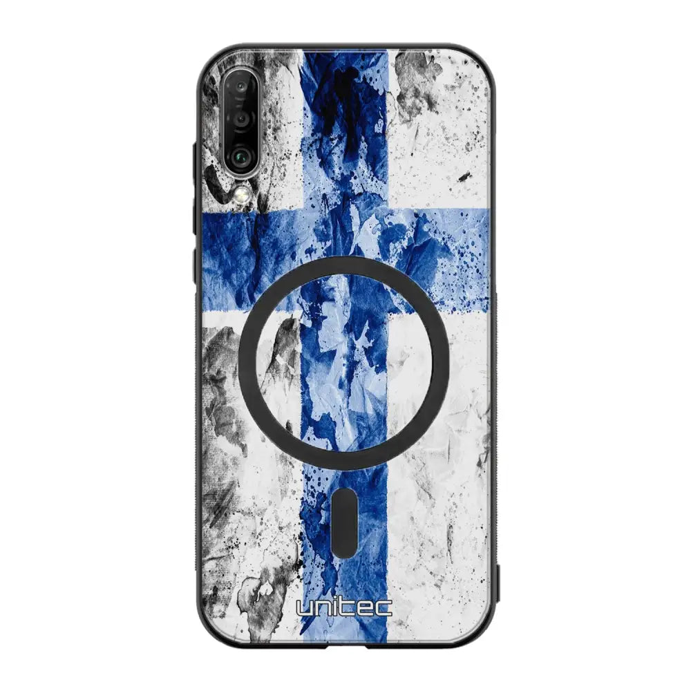 Samsung Galaxy A50 suojakuoret - Painted Finnish Flag