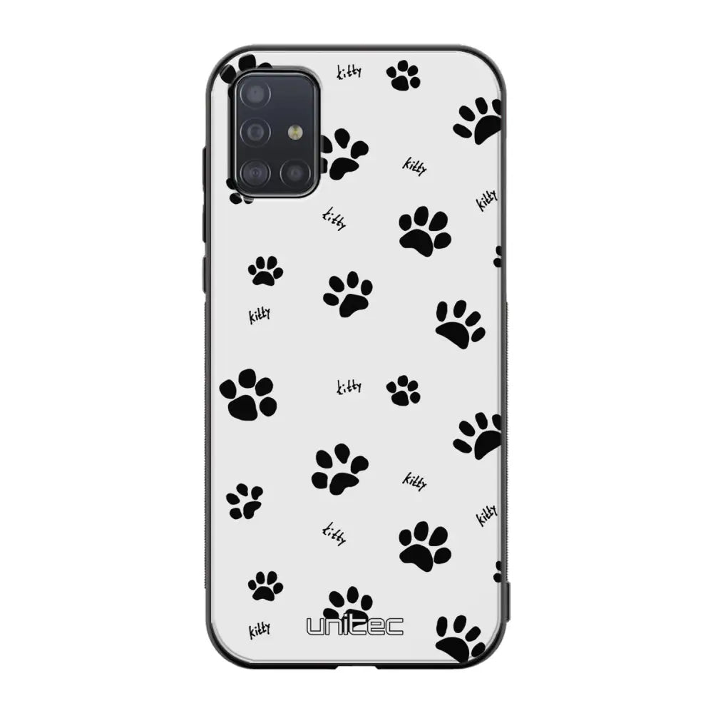 Samsung Galaxy A51 4G kissa suojakuoret - Cat Paws - Ei