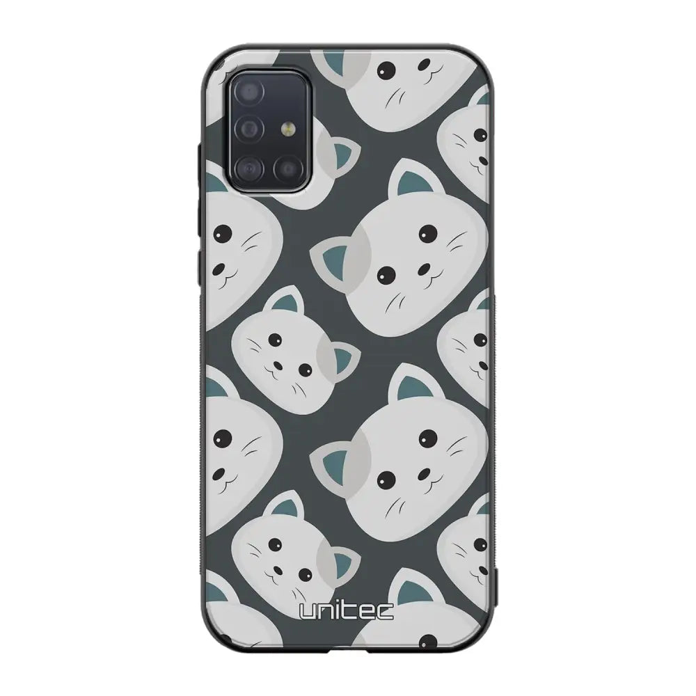 Samsung Galaxy A51 4G kissa suojakuoret - Kittens - Ei