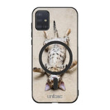 Samsung Galaxy A51 4G kissa suojakuoret - Relaxing Cat