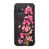 Samsung Galaxy A51 4G kukka suojakuoret - Pink Flowers