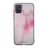 Samsung Galaxy A51 4G marmori suojakuoret - Pink Pok Rie - Ei