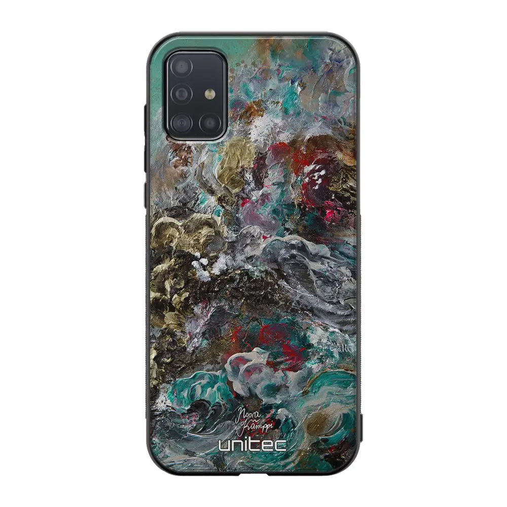 Samsung Galaxy A51 4G modern art suojakuoret - Heart Knows - Noora Kämppi - Ei