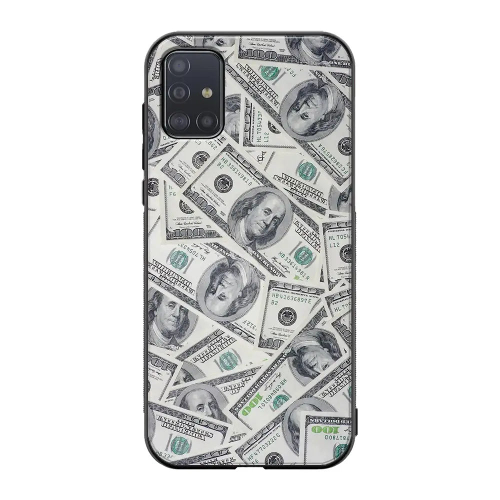 Samsung Galaxy A51 4G seteli suojakuoret - Dollarit - Ei