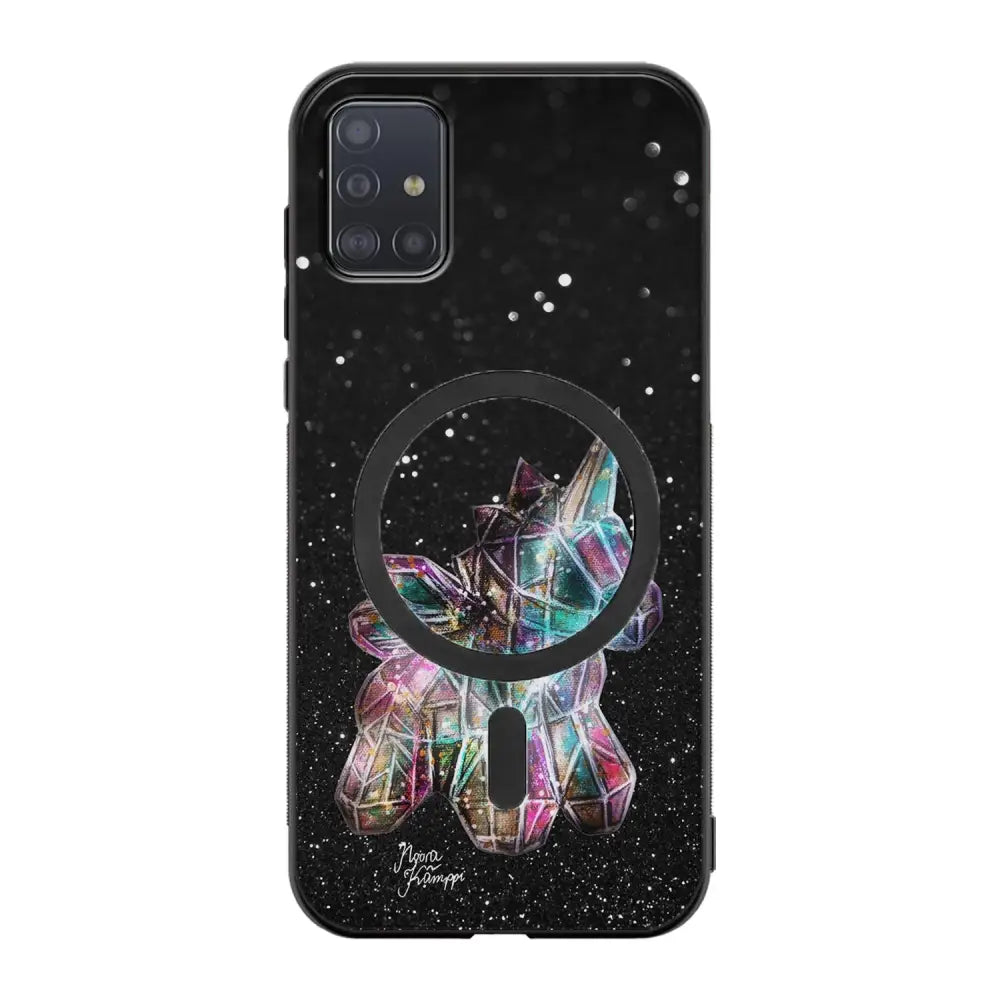 Samsung Galaxy A51 4G unicorn suojakuoret - Valkoinen - Noora Kämppi