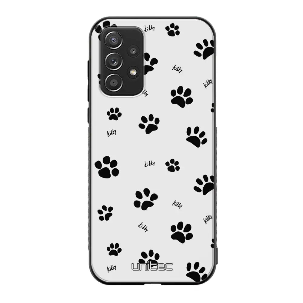 Samsung Galaxy A52 4G kissa suojakuoret - Cat Paws - Ei