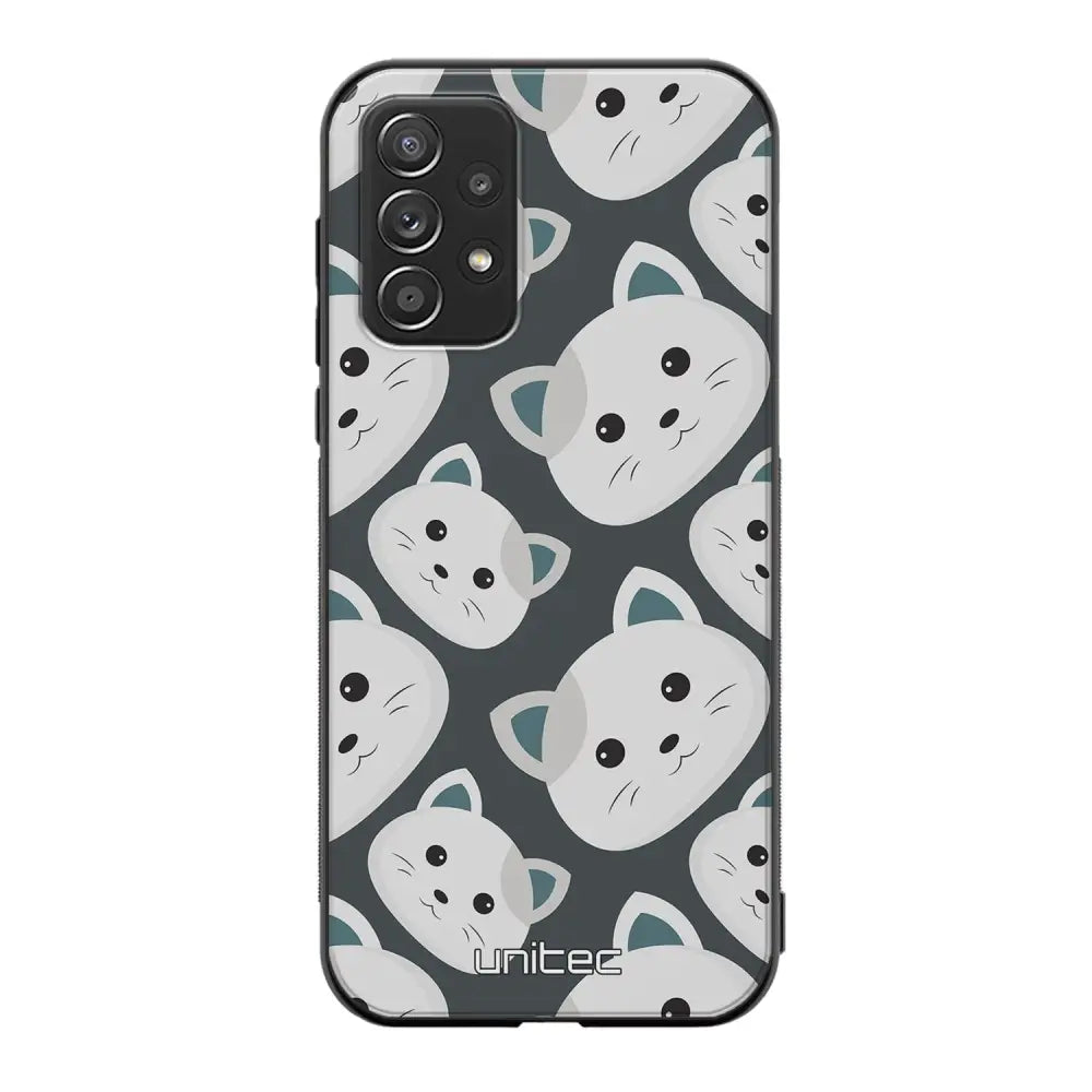 Samsung Galaxy A52 4G kissa suojakuoret - Kittens - Ei