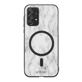 Samsung Galaxy A52 4G marmori suojakuoret - White Marble