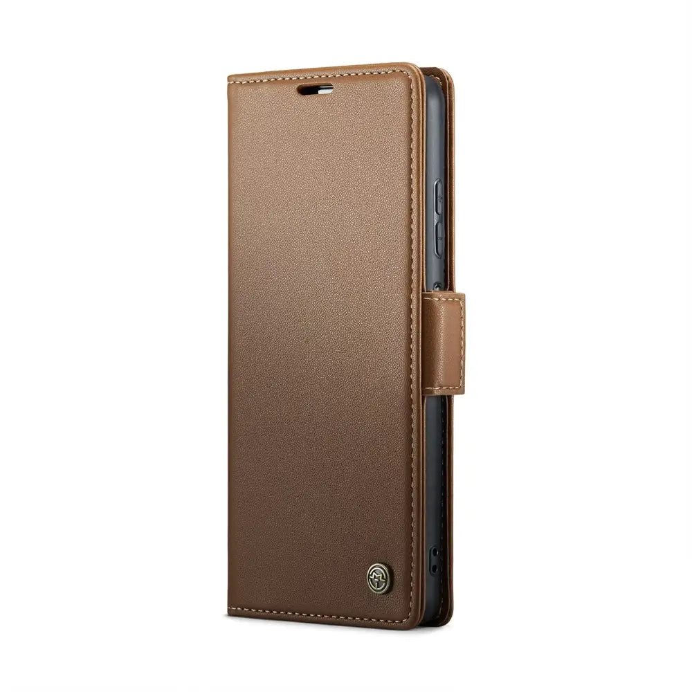 Samsung Galaxy A54 Lompakko suojakotelo RFID - Ruskea - CaseMe