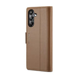Samsung Galaxy A54 Lompakko suojakotelo RFID - Ruskea - CaseMe