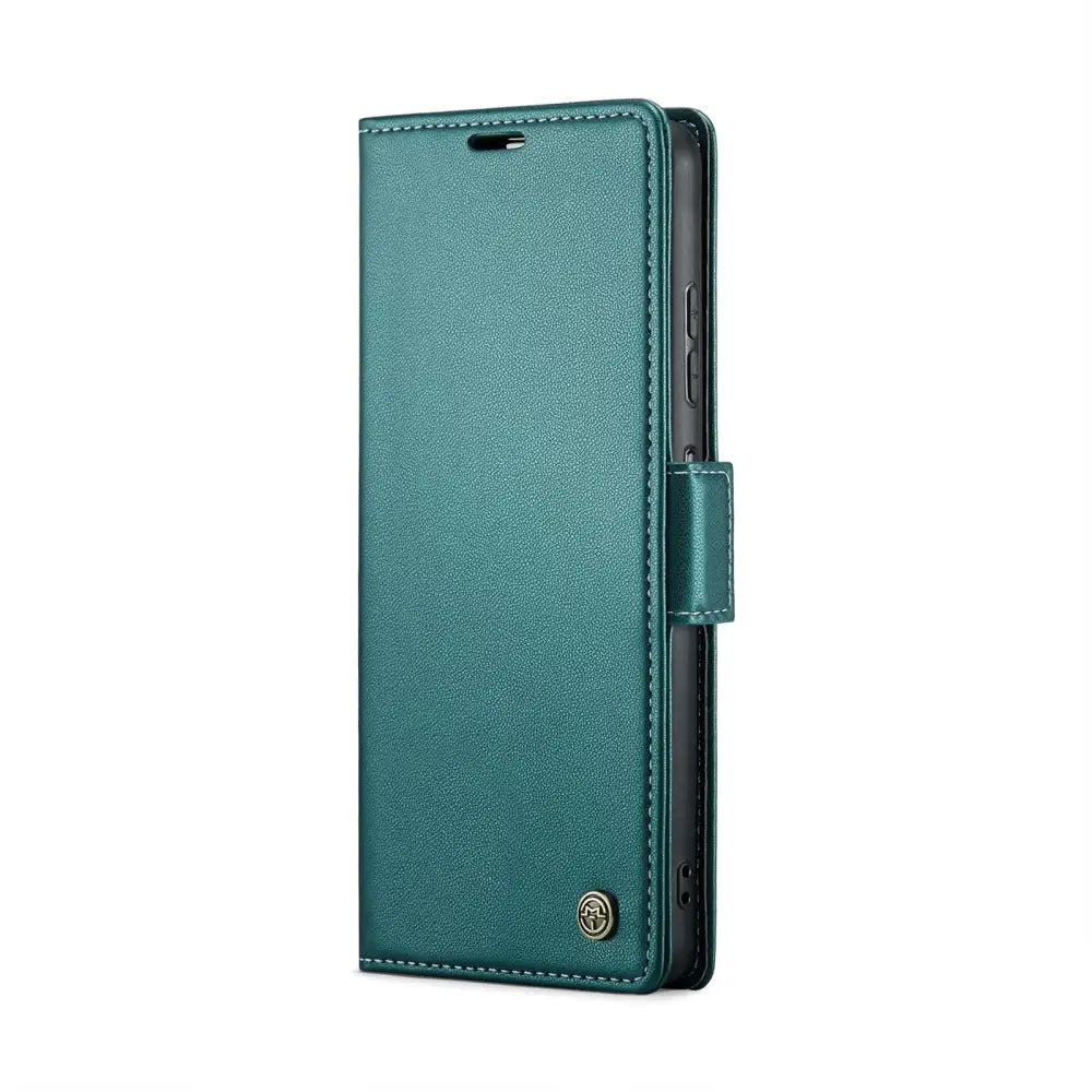 Samsung Galaxy A54 Lompakko suojakotelo RFID - Vihreä - CaseMe