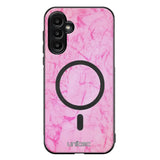 Samsung Galaxy A54 marmori suojakuoret - Light Pink Marble