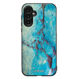 Samsung Galaxy A54 marmori suojakuoret - Turquoise Marble - Ei