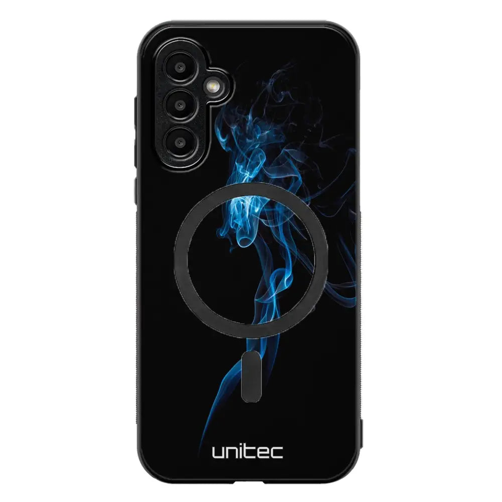 Samsung Galaxy A55 suojakuoret - Blue Smoke On Black