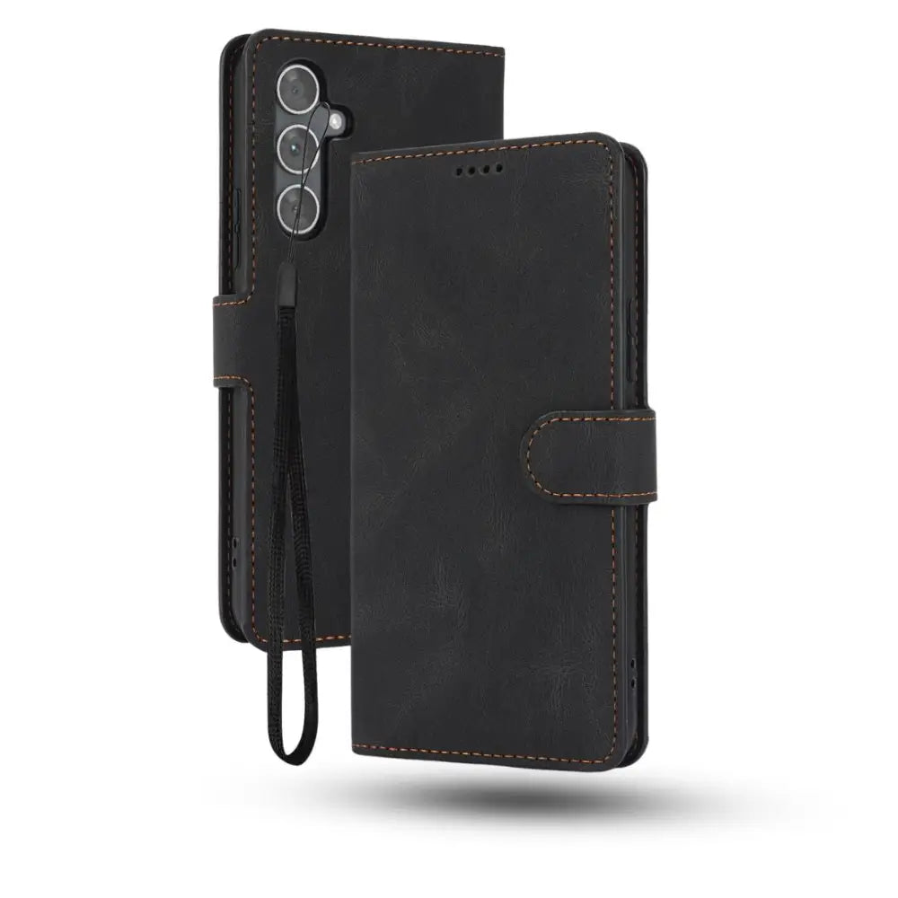 Samsung Galaxy A56 Lompakko suojakotelo - Musta