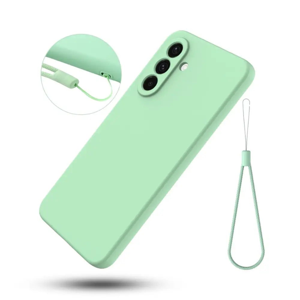 Samsung Galaxy A56 Silikoni suojakuori - Vihreä