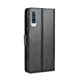 Samsung Galaxy A70 Lompakko Suojakotelo Musta