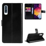 Samsung Galaxy A70 Lompakko Suojakotelo Musta