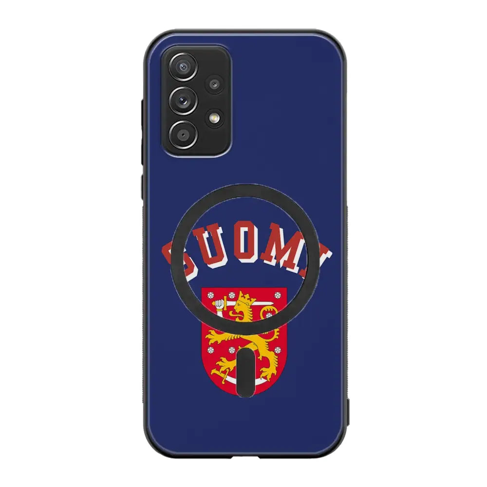 Samsung Galaxy A72 jääkiekko suojakuoret - Leijonat Suomi