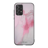 Samsung Galaxy A72 marmori suojakuoret - Pink Pok Rie - Ei
