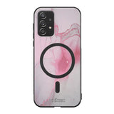 Samsung Galaxy A72 marmori suojakuoret - Pink Pok Rie