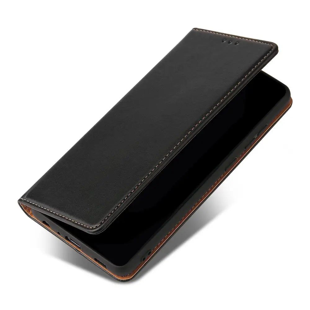 Samsung Galaxy A72 Unitec Lompakko Suojakotelo Musta