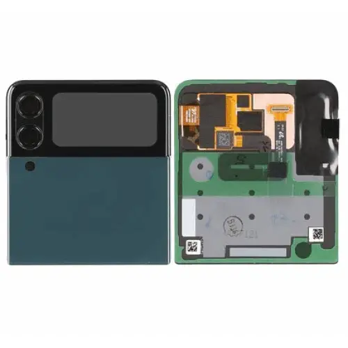 Samsung Galaxy Flip 3 Takalasi näyttö Vihreä (Alkuperäinen)