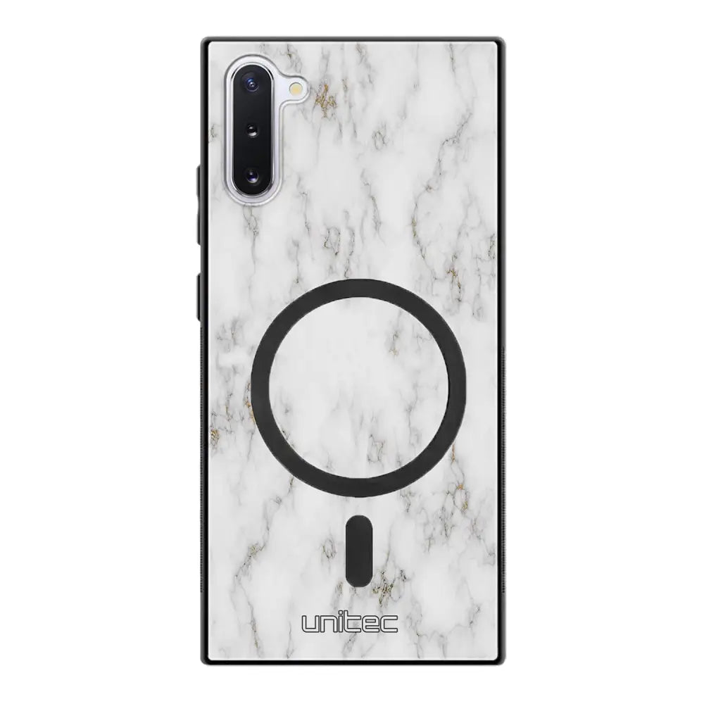 Samsung Galaxy Note 10 marmori suojakuoret - White Marble