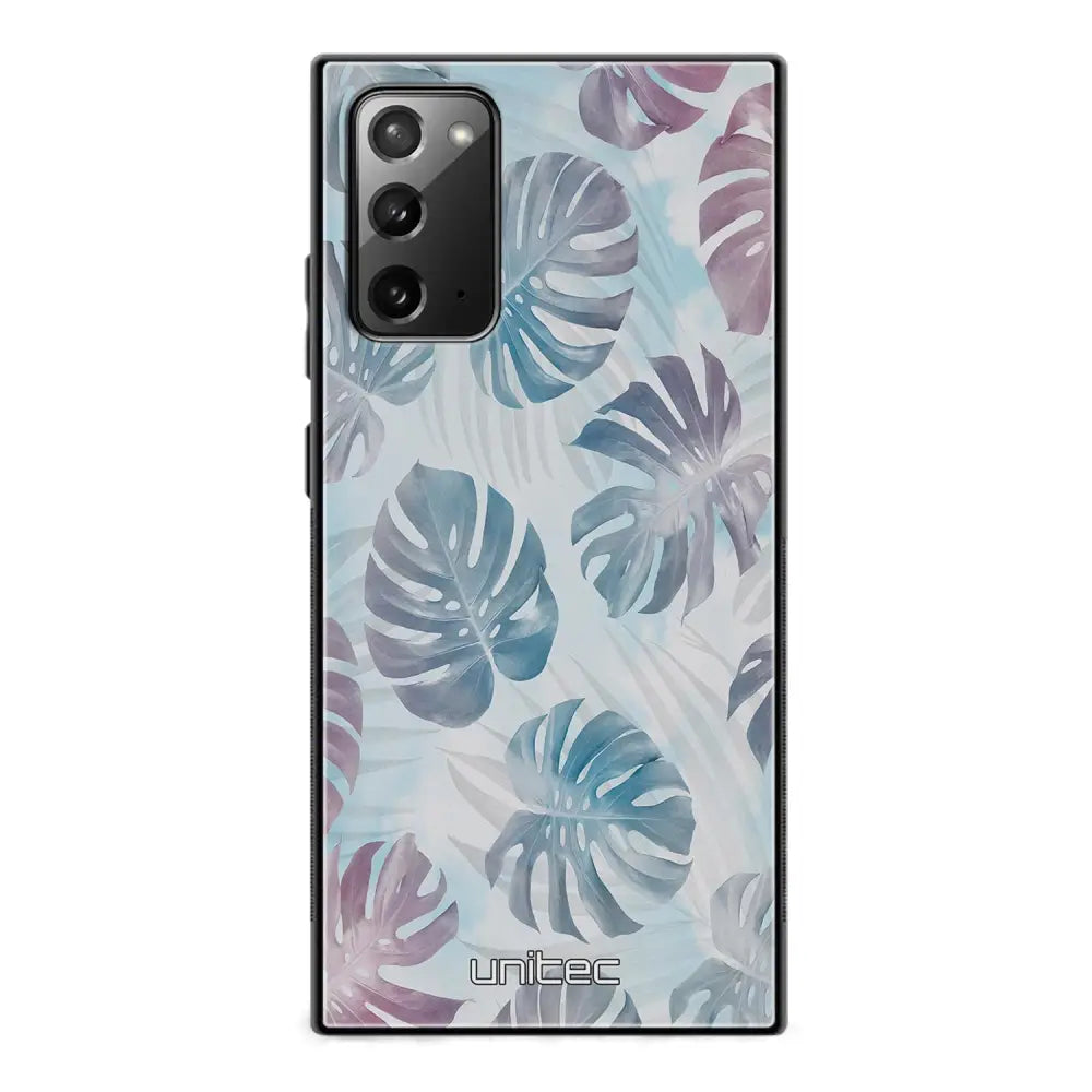 Samsung Galaxy Note 20 kukka suojakuoret - Monstera Texture - Ei