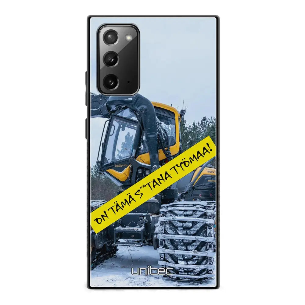 Samsung Galaxy Note 20 meemi suojakuoret - Työmaa - Ei
