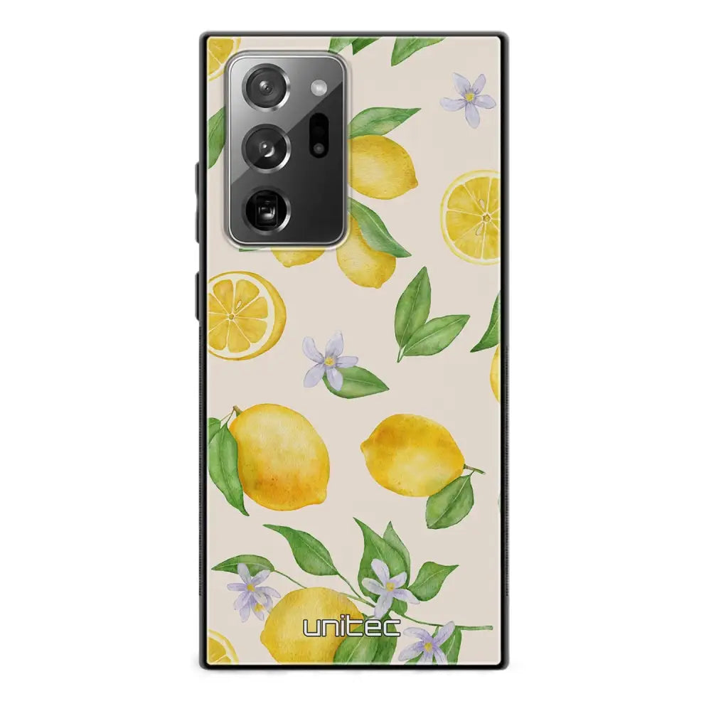 Samsung Galaxy Note 20 Ultra hedelmä suojakuoret - Lemon - Ei