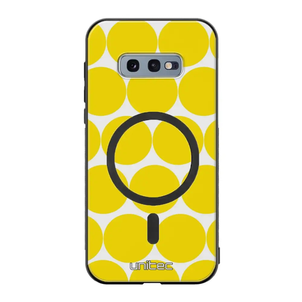 Samsung Galaxy S10e pallo suojakuoret - Keltainen Pallo