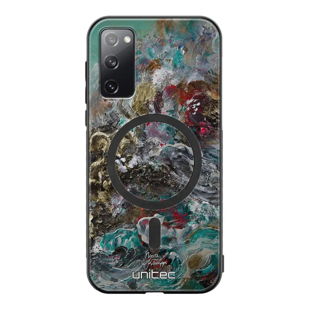 Samsung Galaxy S20 FE modern art suojakuoret - Heart Knows - Noora Kämppi