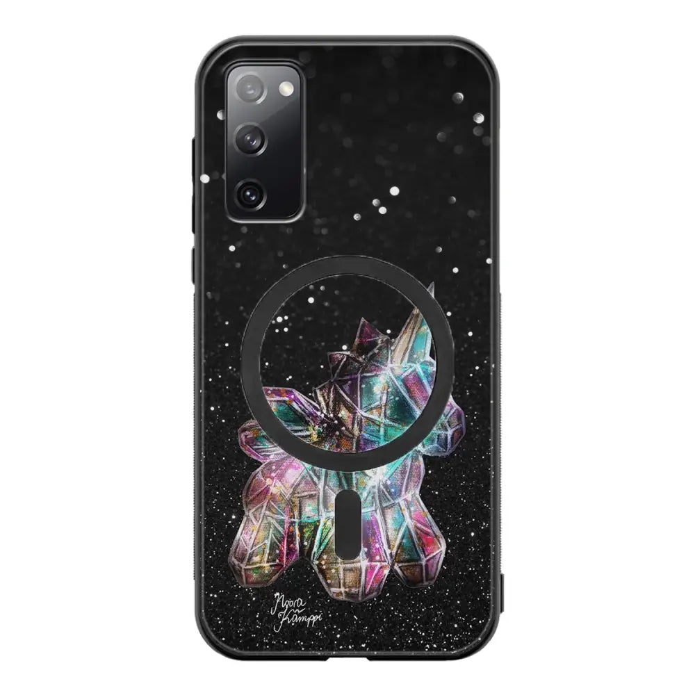 Samsung Galaxy S20 FE unicorn suojakuoret - Valkoinen - Noora Kämppi