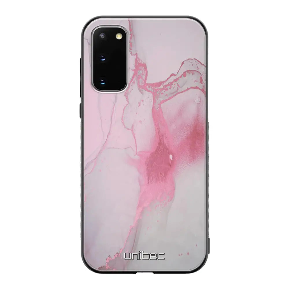 Samsung Galaxy S20 marmori suojakuoret - Pink Pok Rie - Ei