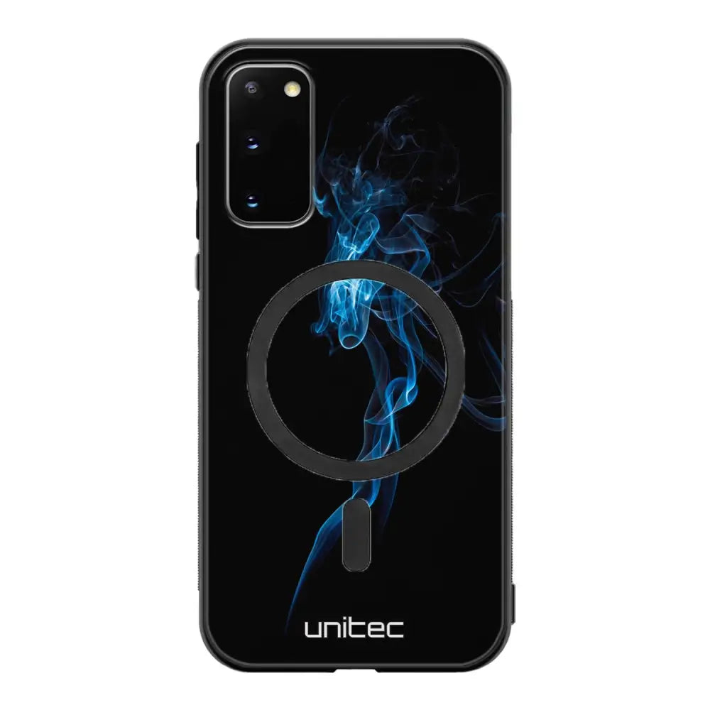 Samsung Galaxy S20 suojakuoret - Blue Smoke On Black