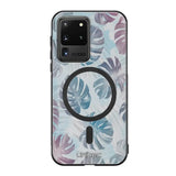 Samsung Galaxy S20 Ultra kukka suojakuoret - Monstera Texture