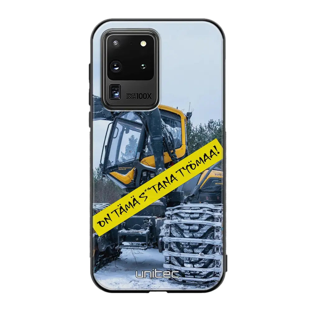 Samsung Galaxy S20 Ultra meemi suojakuoret - Työmaa - Ei
