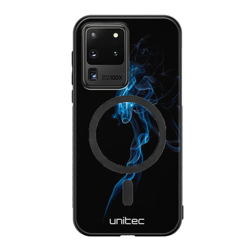 Samsung Galaxy S20 Ultra suojakuoret - Blue Smoke On Black