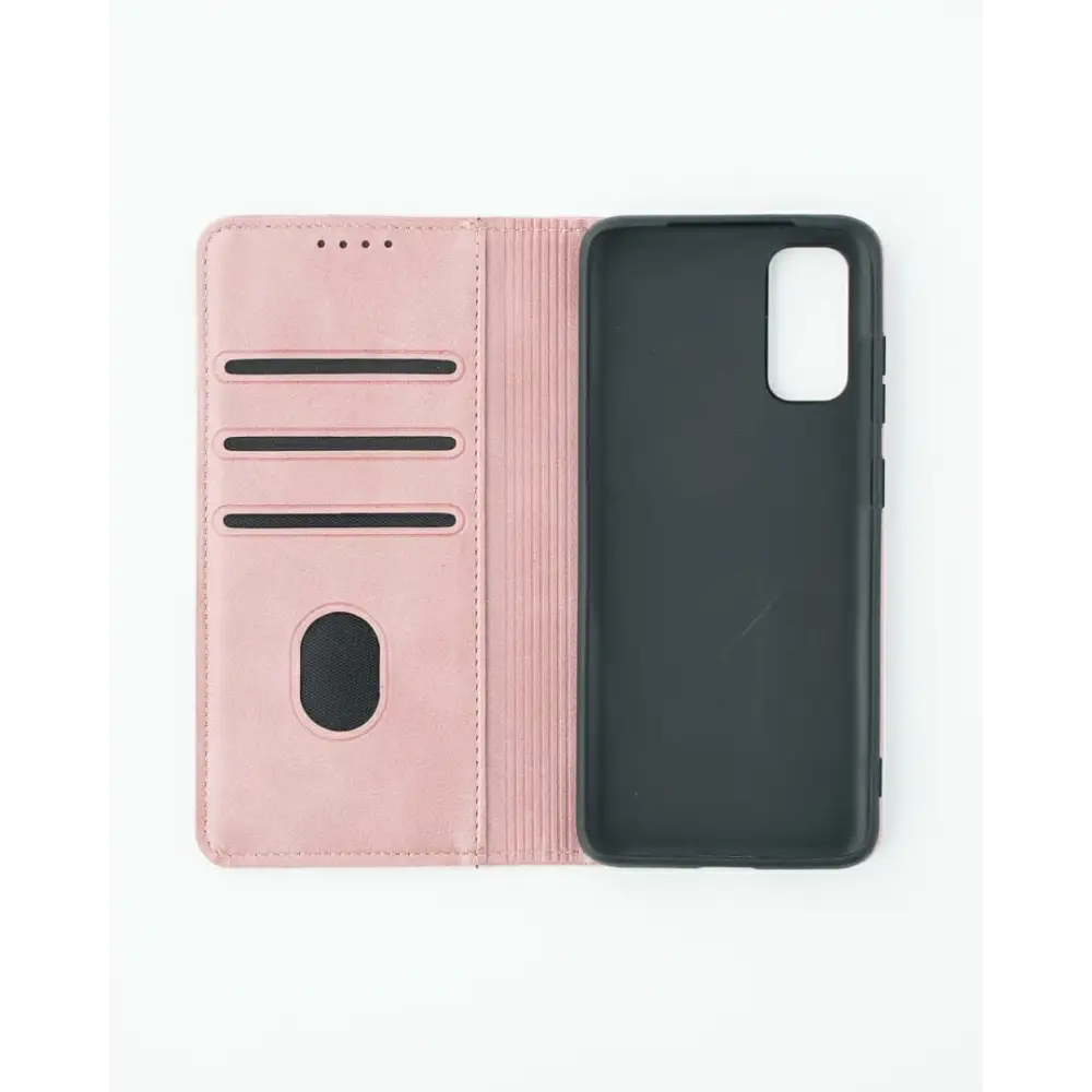 Samsung Galaxy S20 Unitec Lompakko Suojakotelo Ruusukulta