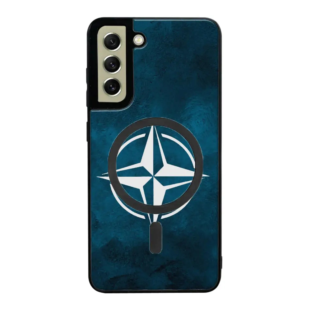 Samsung Galaxy S21 FE unicorn suojakuoret - Sininen - Noora Kämppi