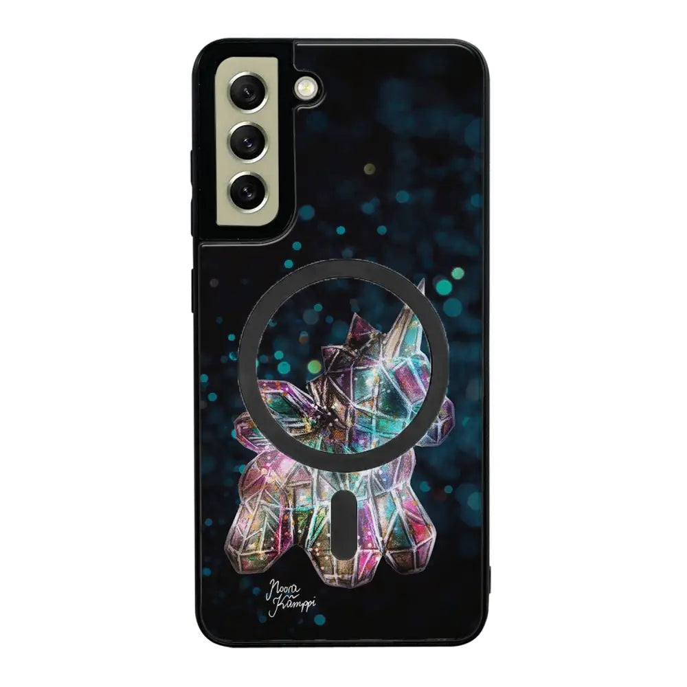 Samsung Galaxy S21 FE unicorn suojakuoret - Sininen - Noora Kämppi