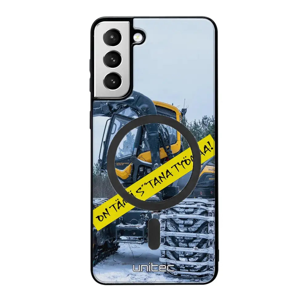 Samsung Galaxy S21 Plus meemi suojakuoret - Työmaa