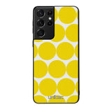 Samsung Galaxy S21 Ultra pallo suojakuoret - Keltainen Pallo - Ei