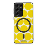 Samsung Galaxy S21 Ultra pallo suojakuoret - Keltainen Pallo