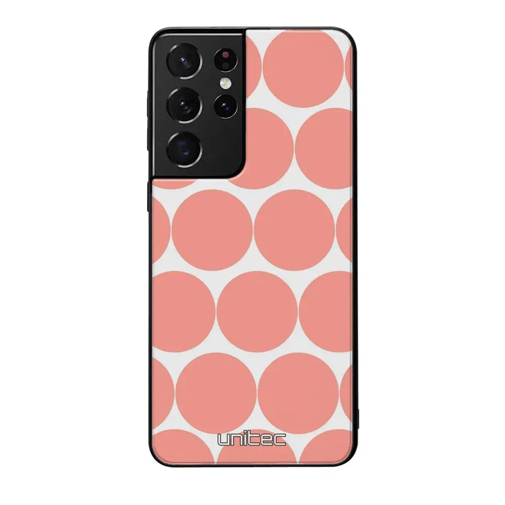 Samsung Galaxy S21 Ultra pallo suojakuoret - Pinkki Pallo - Ei