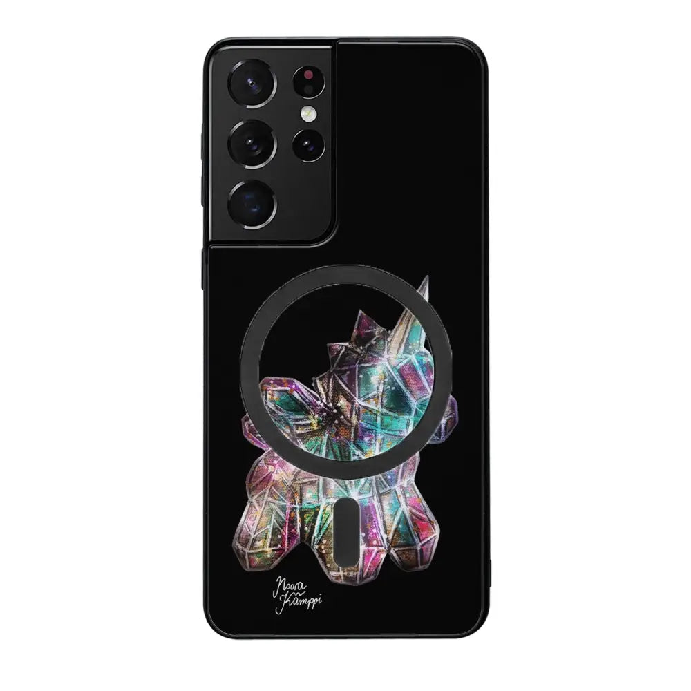 Samsung Galaxy S21 Ultra unicorn suojakuoret - Musta - Noora Kämppi