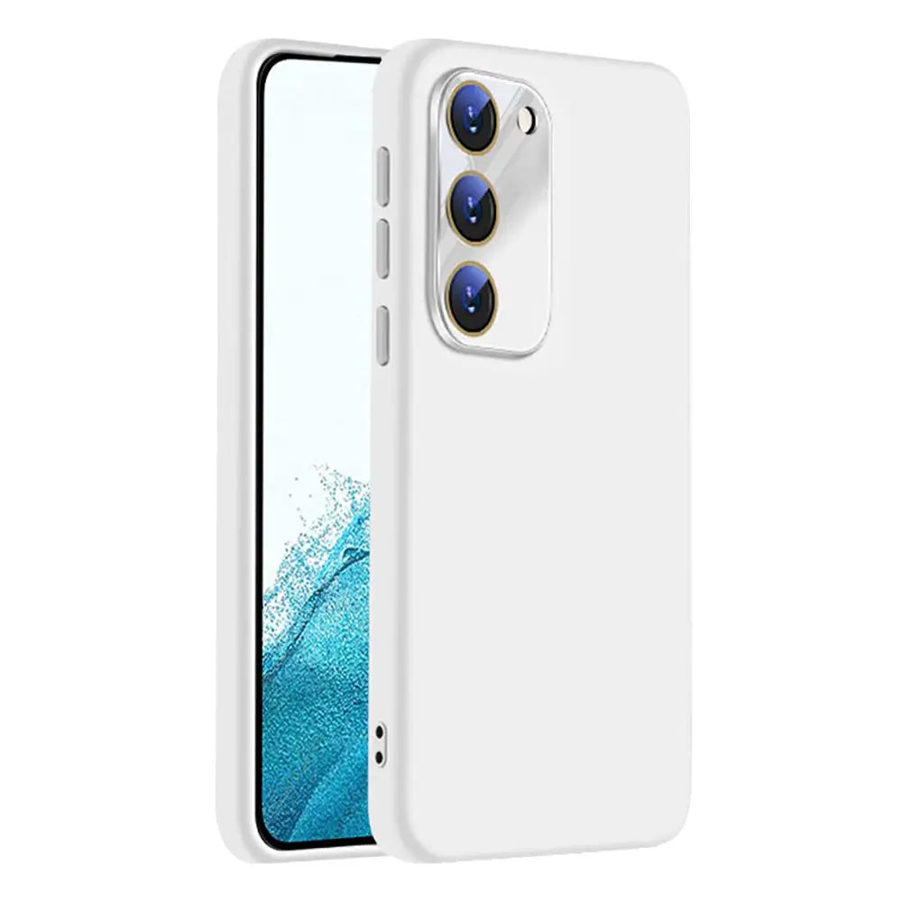 Samsung Galaxy S22 5G Silikonikuori - Valkoinen